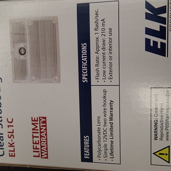 ELK Strobe Light ELK SL1C Clear - Picture 4 of 4